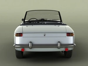 opel kadett frua cabriolet 3D Model