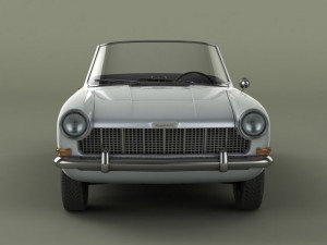 opel kadett frua cabriolet Modelo 3D