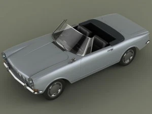 opel kadett frua cabriolet 3D Model