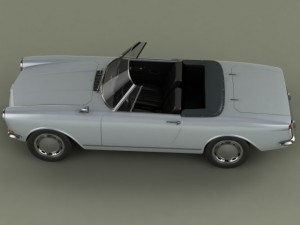 opel kadett frua cabriolet Modelo 3D
