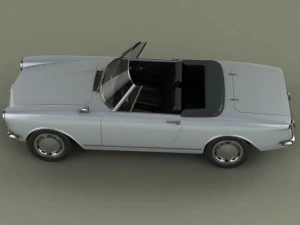 opel kadett frua cabriolet 3D Model