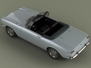 opel kadett frua cabriolet Modelo 3D