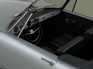 opel kadett frua cabriolet Modelo 3D