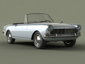 opel kadett frua cabriolet 3D Model
