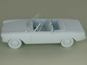 opel kadett frua cabriolet 3D Model