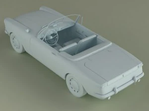 opel kadett frua cabriolet 3D Model