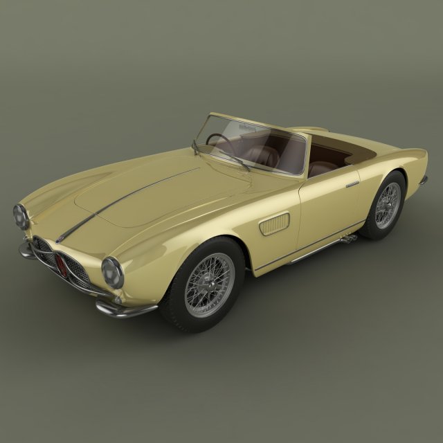 maserati 150 gt spider 3Dモデル .c4d .max .obj .3ds .fbx .stl .blend 