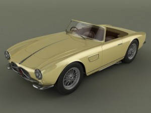 maserati 150 gt spider Model 3D