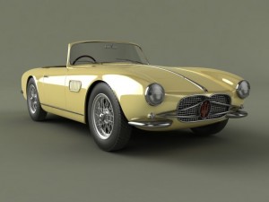 maserati 150 gt spider 3Dモデル