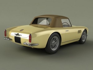 maserati 150 gt spider 3Dモデル