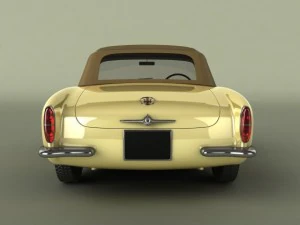 maserati 150 gt spider 3D Model