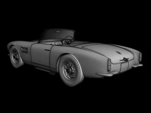 maserati 150 gt spider 3D Model