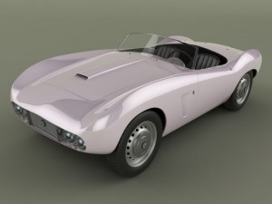 arnolt bristol 1958 3D Модель