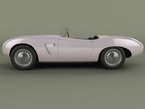 arnolt bristol 1958 3D Model