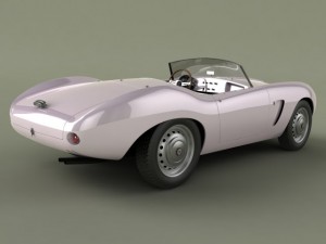 arnolt bristol 1958 3D Model