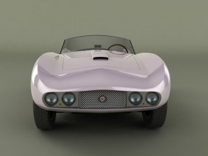 arnolt bristol 1958 3D Model