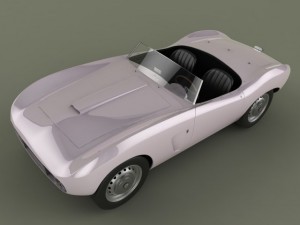 arnolt bristol 1958 3D Model