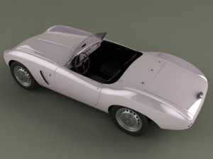 arnolt bristol 1958 3D Model
