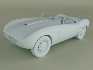 arnolt bristol 1958 3D Model