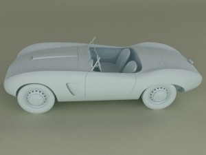 arnolt bristol 1958 3D Model