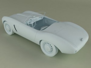 arnolt bristol 1958 3D Model