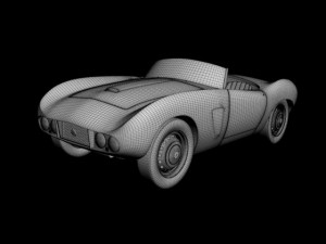 arnolt bristol 1958 3D Model