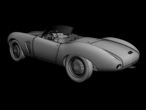 arnolt bristol 1958 3D Model