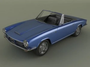glas 1300 gt convertible 3D Model