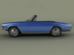 glas 1300 gt convertible 3D Model