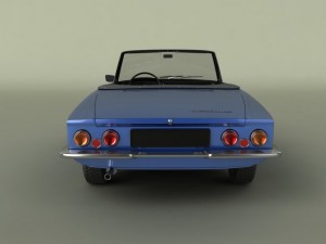 glas 1300 gt convertible Modèle 3D