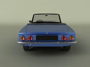 glas 1300 gt convertible 3D Model