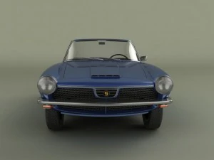 glas 1300 gt convertible 3D Model