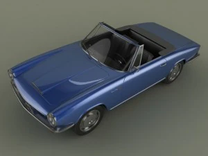 glas 1300 gt convertible 3D Model