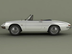 alfa romeo duetto smooth line hardtop 3D Model
