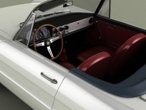 alfa romeo duetto smooth line hardtop 3D Модель