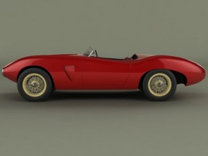 aston martin db24 competizione spider Modèle 3D
