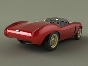 aston martin db24 competizione spider Modèle 3D
