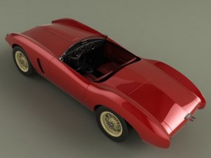 aston martin db24 competizione spider Modèle 3D
