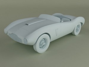 aston martin db24 competizione spider Modèle 3D