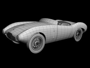 aston martin db24 competizione spider Modèle 3D