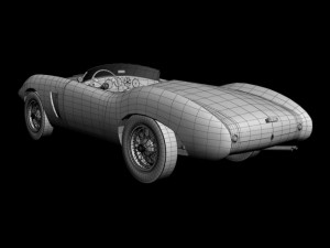 aston martin db24 competizione spider Modèle 3D