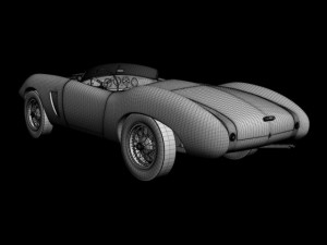 aston martin db24 competizione spider Modèle 3D