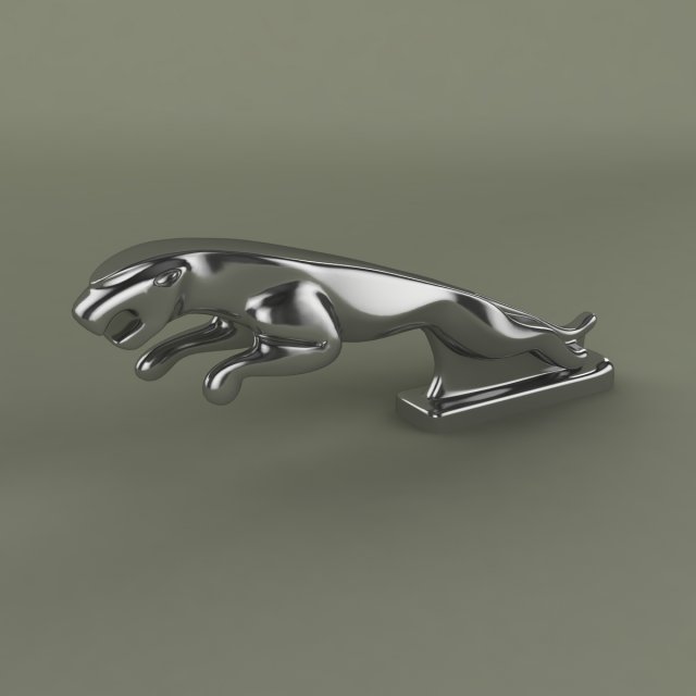 jaguar mascot 3D 모델 .c4d .max .obj .3ds .fbx .stl .blend 