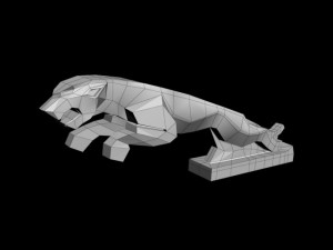 jaguar mascot 3D 모델
