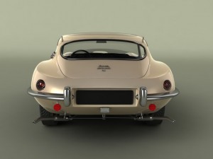 jaguar e type raymond loewy 3D 模型