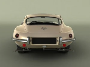 jaguar e type raymond loewy 3D Model
