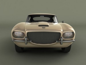 jaguar e type raymond loewy 3D 模型