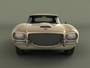 jaguar e type raymond loewy 3D Model
