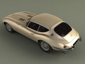 jaguar e type raymond loewy 3D Model