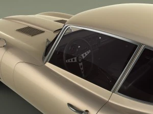 jaguar e type raymond loewy 3D Model